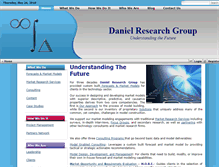 Tablet Screenshot of danielresearchgroup.com